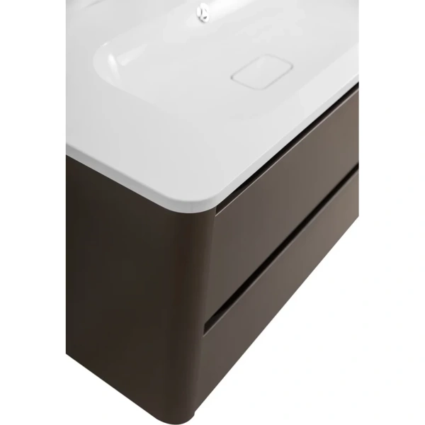 Тумба под раковину Cezares RELAX-1000-2C-SO-GM оружейная сталь матовый