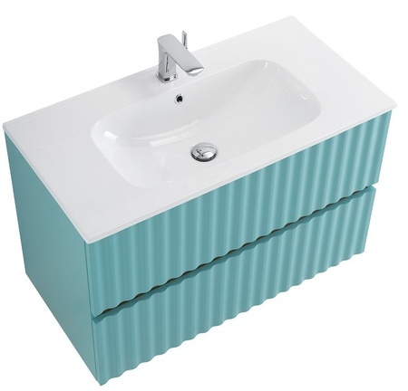 База под раковину Art&Max Еlegant AM-ELEGANT-1000-2C-SO-MM-LED Светло-зеленый матовый