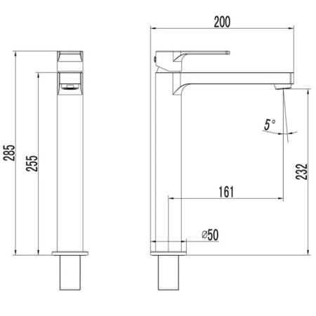 Смеситель для раковины Lemark Plus Grace (LM1509C)