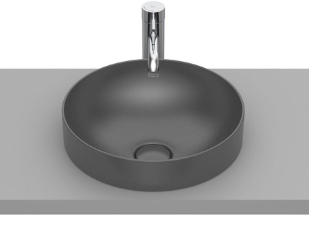 Раковина накладная (37х37) Roca Inspira round 32752R640 оникс