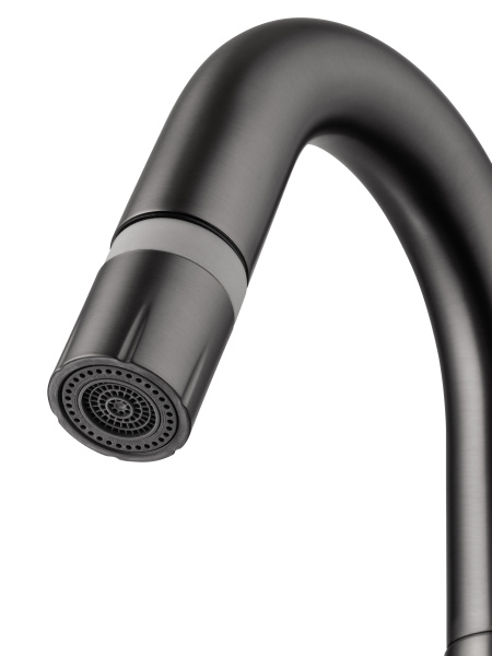 Смеситель для раковины с выдвижным изливом WONZON & WOGHAND, темный графит WW-FE01L212-BGG Смеситель для раковины с выдвижным изливом WONZON & WOGHAND, темный графит WW-FE01L212-BGG