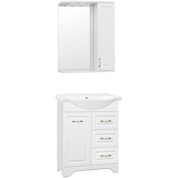 Тумба под раковину напольная Style Line Олеандр-2 65 ЛС-00000047 белый