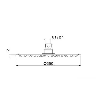 Верхний душ Kerama Marazzi Eterna 29392XKM.50.050
