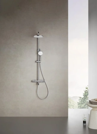 Душевая система с изливом Arrow AG3317SHU1CP хром