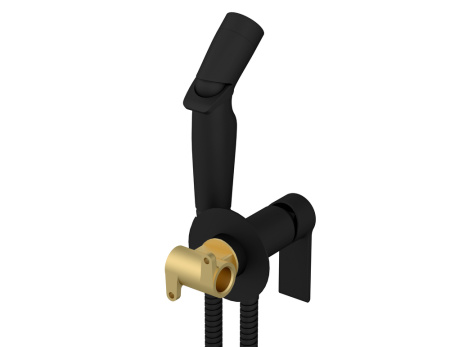 Гигиенический набор Cersanit Brasko Black 64103