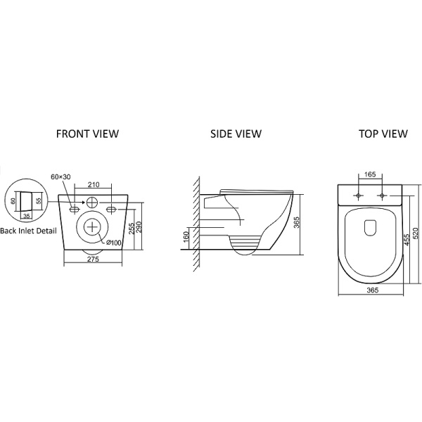 Комплект унитаза с инсталляцией SantiLine SL-5025+SL-01