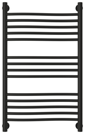 Полотенцесушитель Водяной Сунержа Флюид + (80х50) Матовый Черный 31-0222-8050