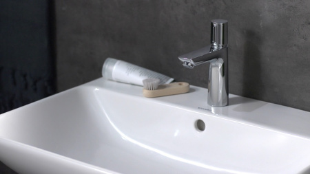 Смеситель для раковины без донного клапана Hansgrohe Talis Select E 71751000 хром