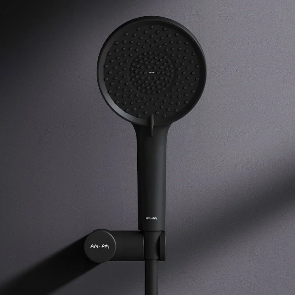 Душевой набор Am.Pm X-Joy F01185A022, 3 режима, черный матовый