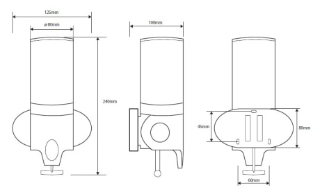Дозатро жидкого мыла Bemeta Hotel 151109095