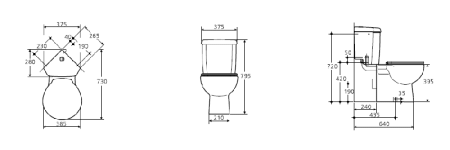 Крышка-сиденье  Ideal Standard  SPACE E709101