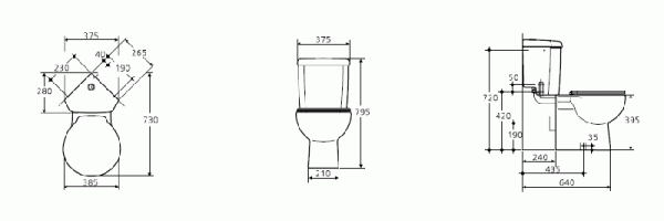 Крышка-сиденье  Ideal Standard  SPACE E709101