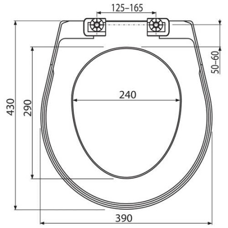 Сидение для унитаза AlcaPlast A3551