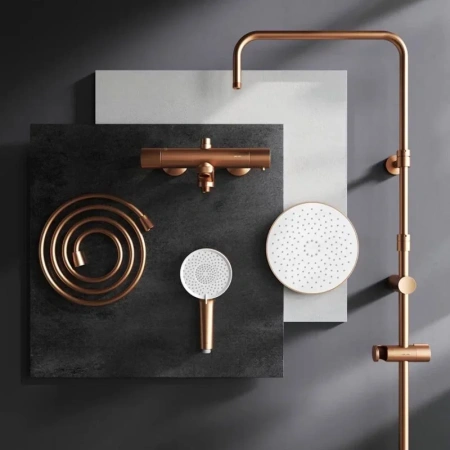 Душевая система AM.PM X-Joy F0785A544 бронза
