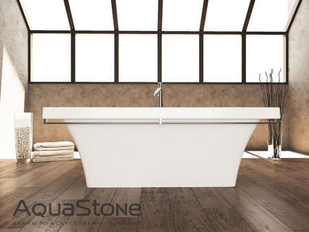 Ванна из искусственного камня на ножках Aqua Stone Мадрид 180