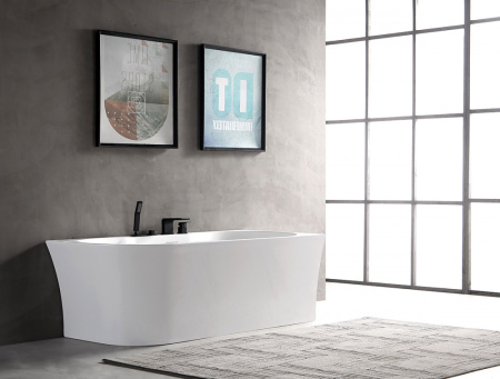 Акриловая ванна (170х78) ABBER AB9335-1.7 R без гидромассажа, белый