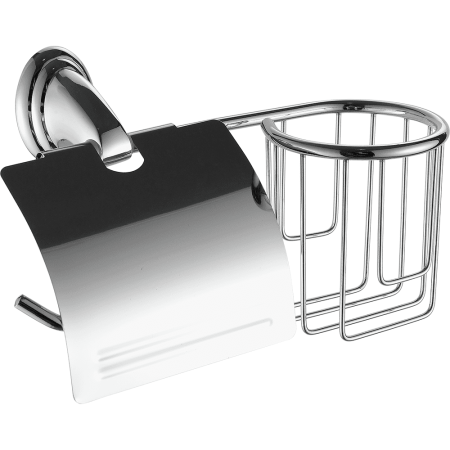 Бумагодержатель с крышкой и пеналом под освежитель воздуха FASHUN A1503-1