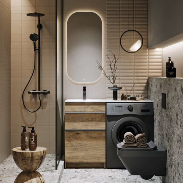 Тумба под стиральную машину Aqwella Terra 115 TER01052NDB