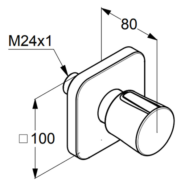 Переключатель на 3 положения Kludi E2 498460575 Переключатель на 3 положения Kludi E2 498460575