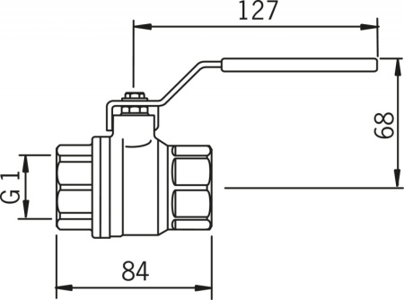 Шаровой кран, DN 25, G1 Oras 400025