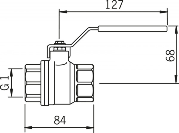 Шаровой кран, DN 25, G1 Oras 400025