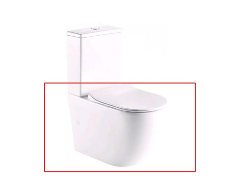 Чаша унитаза Koller Pool Kvadro с сидением (KR-0675-RC-C)