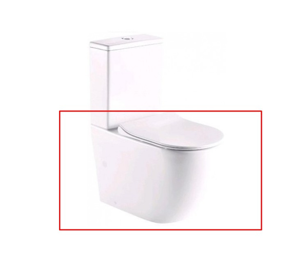 Чаша унитаза Koller Pool Kvadro с сидением (KR-0675-RC-C)