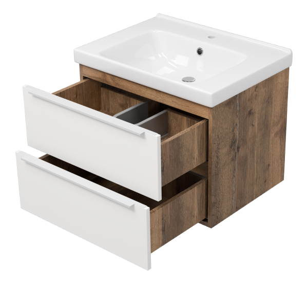 Тумба под раковину Misty Карат 65  П-Кар09065-01/19-2Я