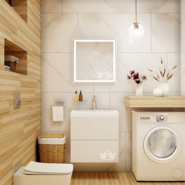 Зеркало с подсветкой Art&Max MONZA AM-Mon-600-600-DS-F