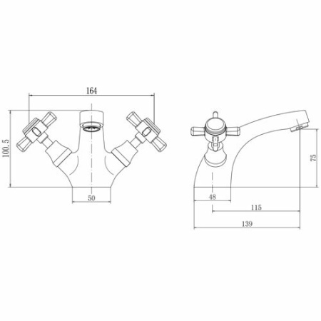 Смеситель для раковины FASHUN  A1024
