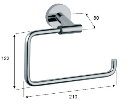 Держатель полотенца настенный Daniel Hilton HIPA970