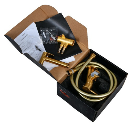 Гигиенический душ со смесителем Raiber Graceful RPG-009 золото