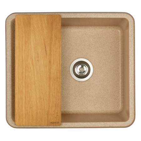 Кухонная мойка Aquaton Беллис 57 1A724932BS220 песочный
