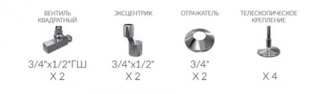 Полотенцесушитель водяной Terminus ЛАТТЕ (500х1000) П11 4670078530707