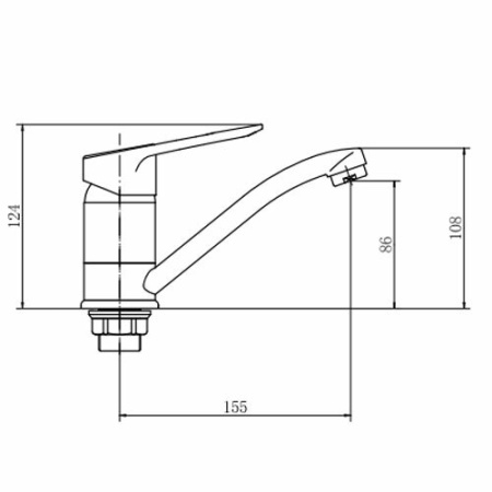 Смеситель для кухни FASHUN A4521-2
