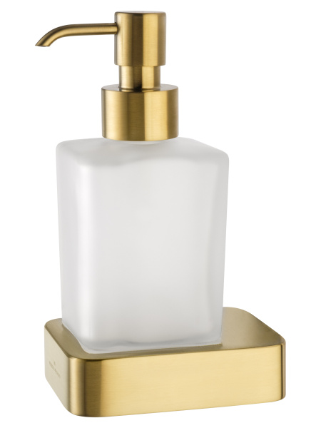 Дозатор мыла WONZON & WOGHAND LOTTE, брашированное золото WW-8333-BG