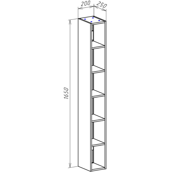 Пенал Bellezza Рона 20 4624124030505