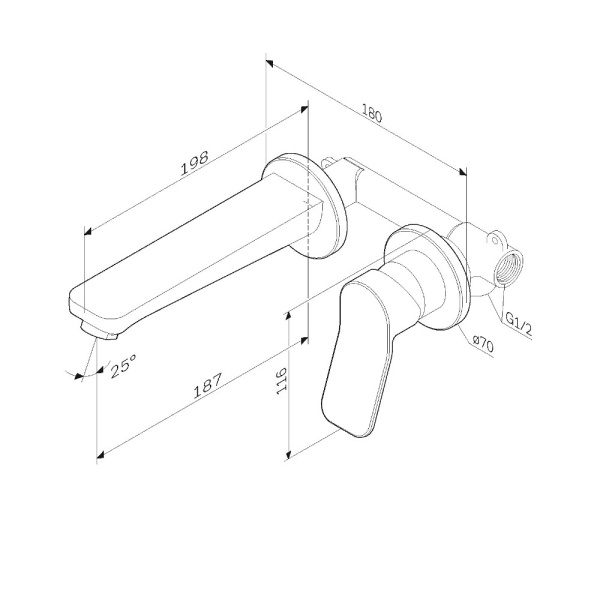 Смеситель для раковины Am.Pm X-Joy F85A72600 Смеситель для раковины Am.Pm X-Joy F85A72600