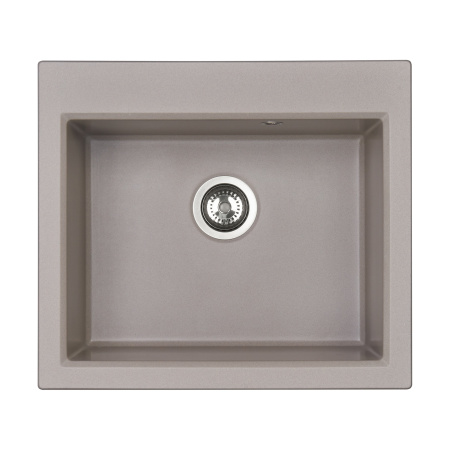 Кухонная мойка Aquaton Линеа 58 1A733032LW250 серый шелк