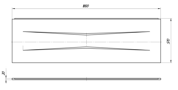 Панель Marka One RAGUZA 180 02раг1880