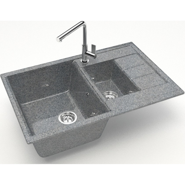 Кухонная мойка Marrbaxx Блонди Z210 Z210Q008 темно-серый