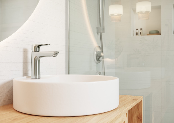Смеситель для раковины с донным клапаном LowFlow Hansgrohe Talis E 71715000 хром