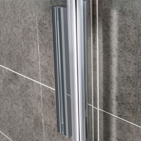 Душевая дверь Vincea Slim-U VDS-2SU140CL, (140х200)  хром, стекло прозрачное
