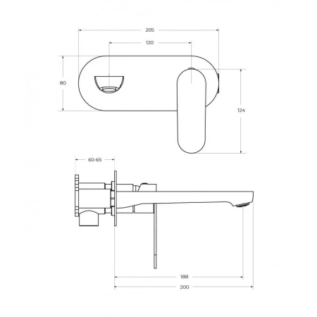 Смеситель для раковины CEZARES STYLUS-BLI1-01-W0