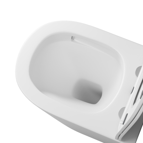 Унитаз подвесной безободковый Grossman  GR-4477MSQ с сиденьем микролифт