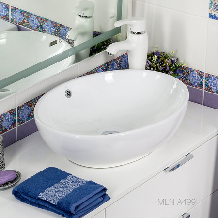 Раковина накладная (60х44) Melana A499-805