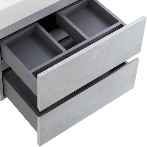 Тумба под раковину Cezares MOLVENO 46-60-2C-SO-BET Beton