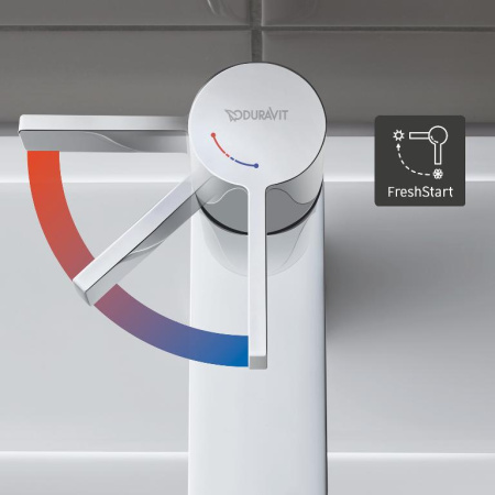 Смеситель для раковины с донным клапаном CoolStart Hansgrohe Logis 71072670