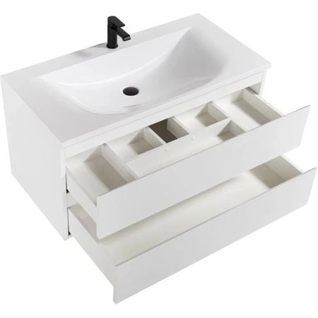 Тумба под раковину Cezares MOLVENO-100-2C-SO-BG Bianco Ghiaccio