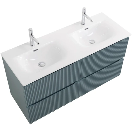 Тумба под раковину 120 BelBagno Uno UNO-1200-4C-SO-AO голубой матовый, без раковины